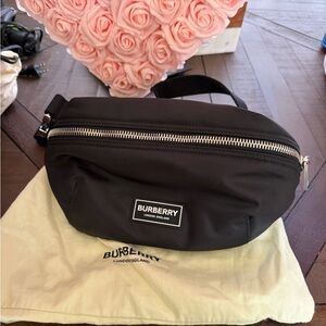 Burberry Black Belt Bag for Men